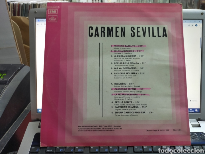 Discos de vinilo: Carmen Sevilla LP 1972 - Foto 2