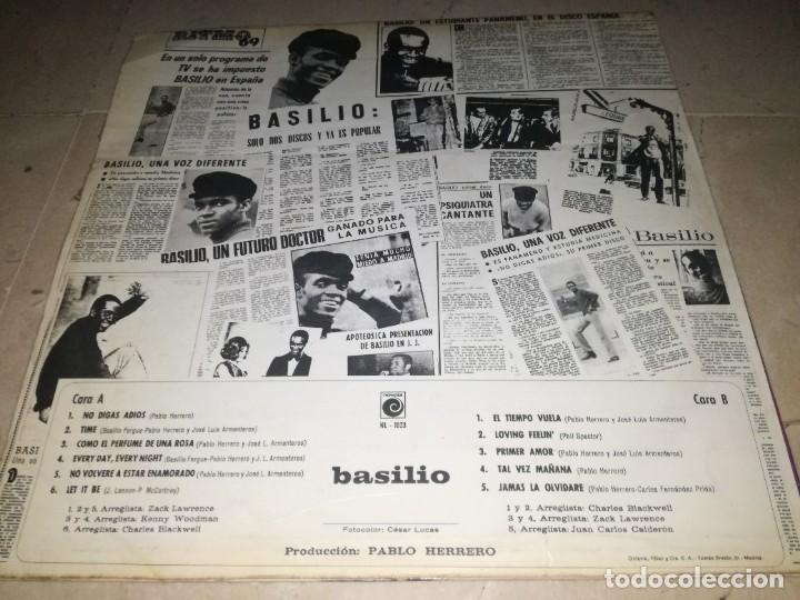 Discos de vinilo: BASILIO-ORIGINAL ESPA&Ntilde;OL 1970 - Foto 2