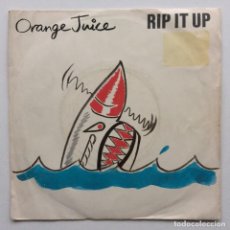 Discos de vinilo: ORANGE JUICE ‎– RIP IT UP / SNAKE CHARMER , UK 1983 POLYDOR. Lote 326384733