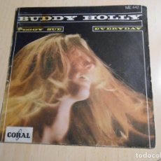 Discos de vinilo: BUDDY HOLLY, SG, PEGGY SUE + 1, AÑO 1968. Lote 326386263