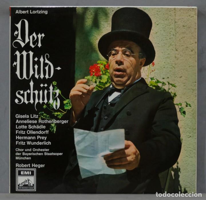 Discos de vinilo: CAJA LP. Heger. Der Wildsch&uuml;tz. DER LORTZING - Foto 1