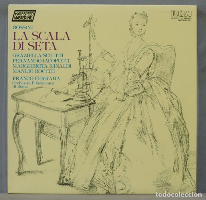 Discos de vinilo: CAJA LP. Ferrara. La Scala Di Seta. ROSSINI - Foto 1