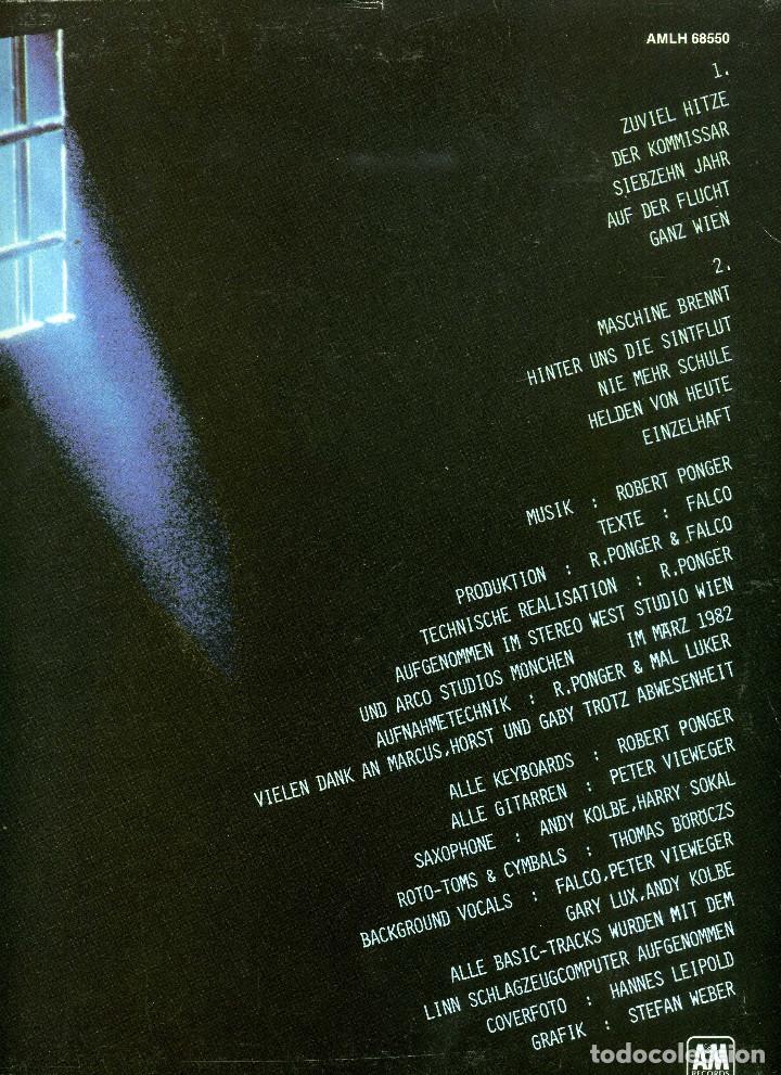 Discos de vinilo: FALCO - EINZELHAFT - Foto 4