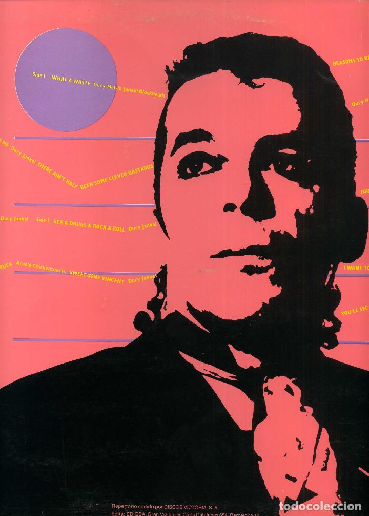 Discos de vinilo: IAN DURY & THE BLOCKHEADS - EXITOS DURY - Foto 3
