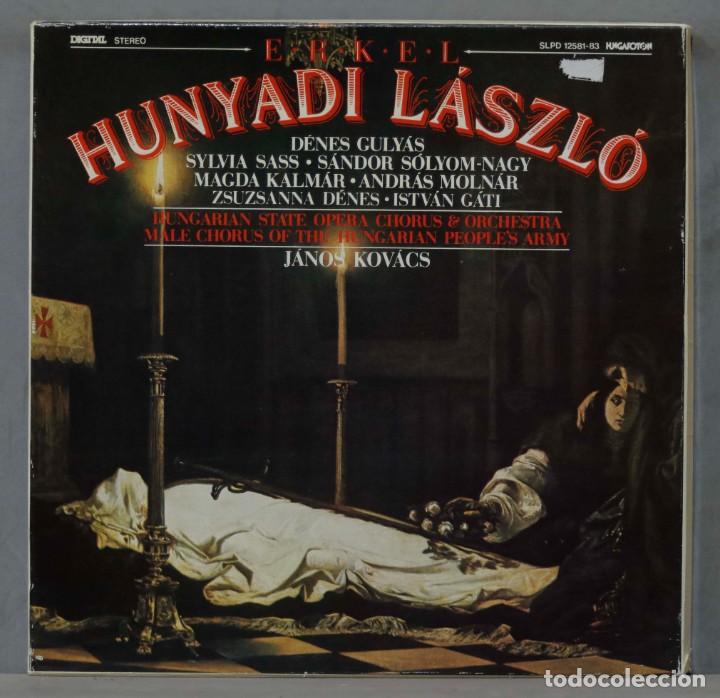 Discos de vinilo: CAJA LP. ERKEL. JANOS KOVACS. HUNYADI LASZLO - Foto 1