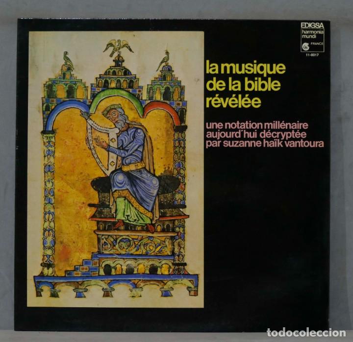 Discos de vinilo: LP. Suzanne Ha&iuml;k Vantoura. La Musique De La Bible R&eacute;v&eacute;l&eacute;e