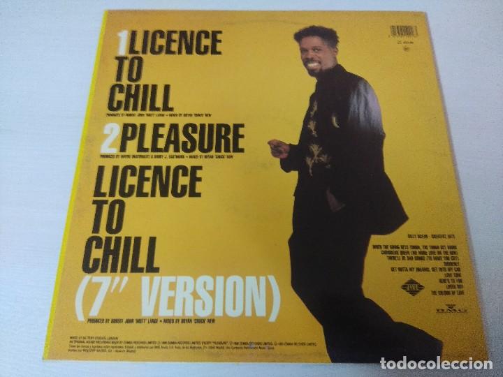 Discos de vinilo: BILLY OCEAN/LICENCE TO CHILL/VINILO MAXI. - Foto 3