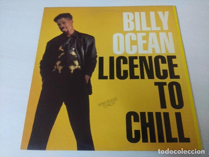Discos de vinilo: BILLY OCEAN/LICENCE TO CHILL/VINILO MAXI. - Foto 1