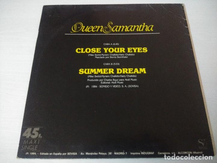Discos de vinilo: QUEEN SAMANTHA/SUMMER DREAM/VINILO MAXI. - Foto 3