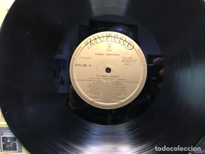 Discos de vinilo: Lily Berchman, Luis Sagi-Vela - La Viuda Alegre - Foto 3
