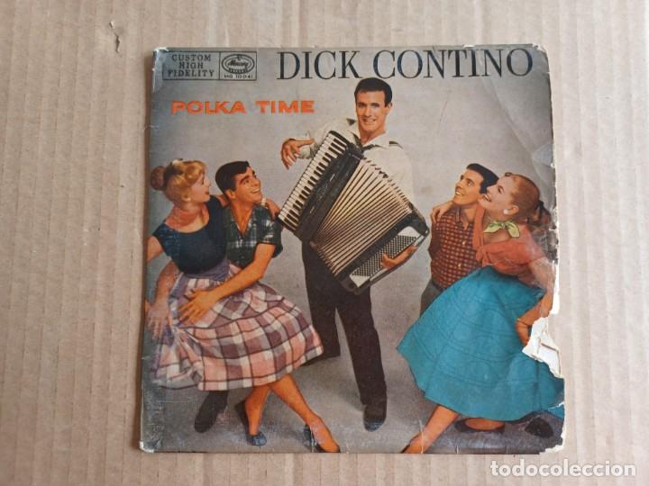 Discos de vinilo: DICK CONTINO - POLKA TIME EP 4 TEMAS - Foto 1