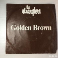 Discos de vinilo: THE STRANGLERS - GOLDEN BROWN / LOVE 30 - EMI 1978 UK. Lote 326612843
