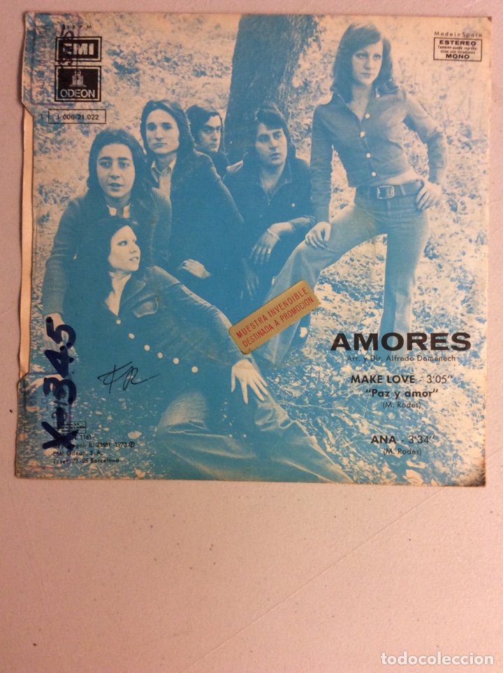Discos de vinilo: Amores. Make love. Ana - Foto 2