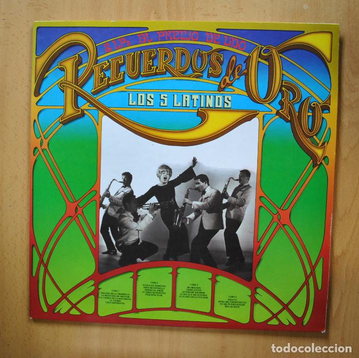 Discos de vinilo: LOS 5 LATINOS - RECUERDOS DE ORO - GATEFOLD 2LP - Foto 1