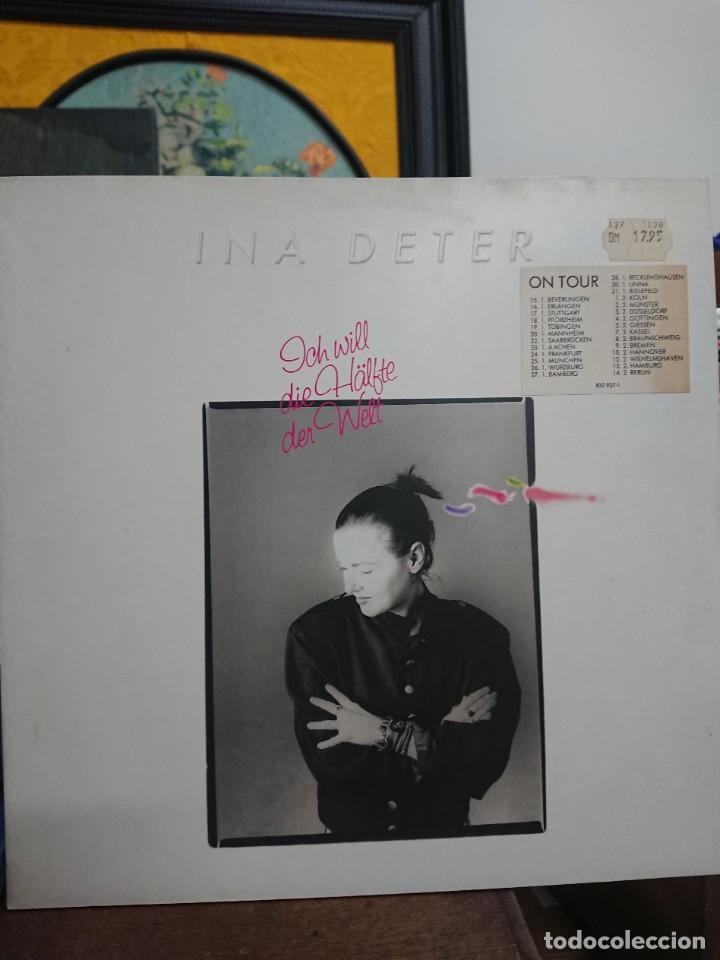 Discos de vinilo: INA DETER - MERCURY - ICH WILL DIE HALFTE DER WELT - 2000 LP - Foto 1