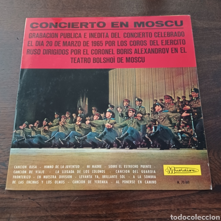Discos de vinilo: CONCIERTO EN MOSCU - COROS DEL EJERCITO RUSO ... - Foto 1