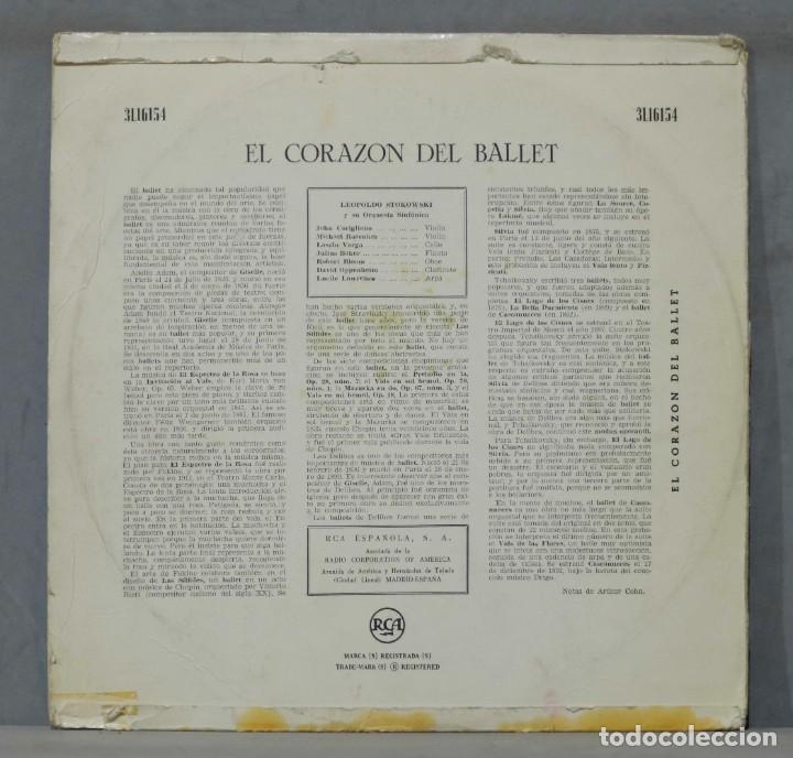 Discos de vinilo: LP. EL CORAZON DEL BALLET. LEOPOLDO STOKOWSKI - Foto 2