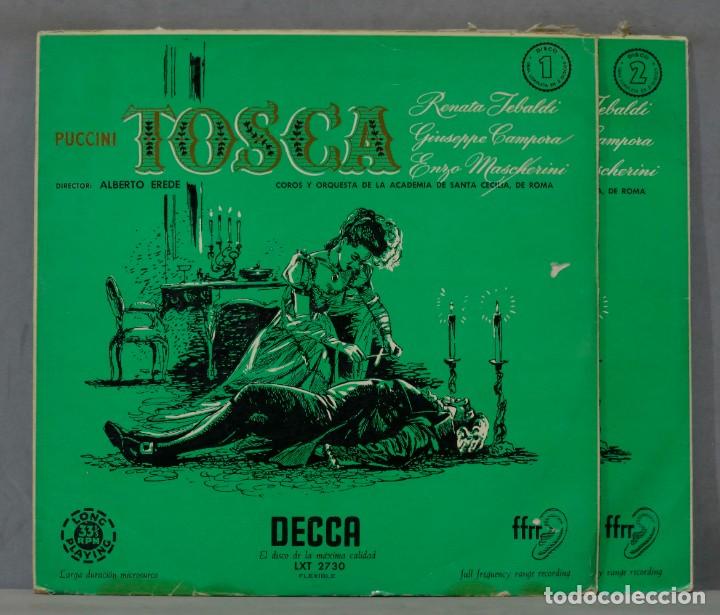 Discos de vinilo: 2 LP. Puccini. Tosca. EREDE - Foto 1
