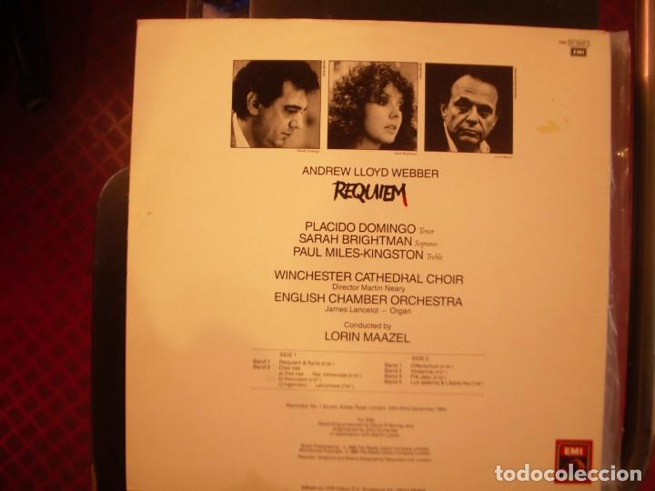 Discos de vinilo: ANDREW LLOYD WEBER- REQUIEM. LP - Foto 2