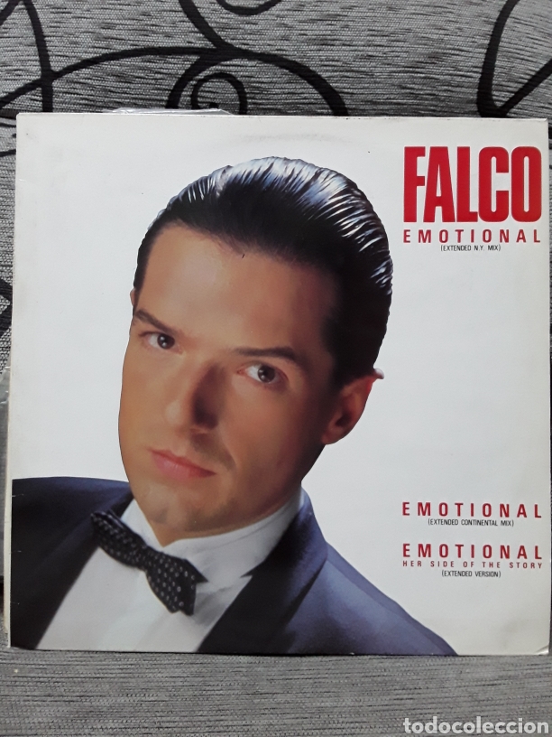 Discos de vinilo: Falco &lrm;&ndash; Emotional (Extended N.Y. Mix) - Foto 1