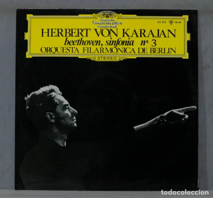 Discos de vinilo: LP. KARAJAN. BEETHOVEN. SINFON&Iacute;A 3 - Foto 1