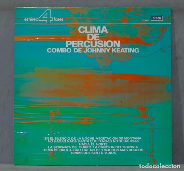 Discos de vinilo: LP. CLIMA DE PERCUSION. COMBO DE JOHNNY KEATING - Foto 1