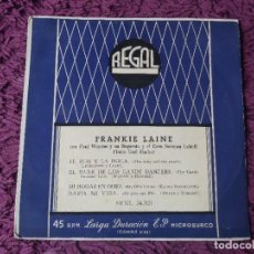 Discos de vinilo: FRANKIE LAINE - EL RUBÍ Y LA PERLA, VINYL, 7” EP 1954 SPAIN SEML 34.021. Lote 326838763