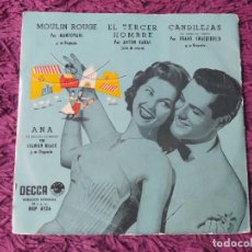 Discos de vinilo: FRANKIE LAINE - MOULIN ROUGE, VINYL, 7” EP 1957 SPAIN BEP 6126. Lote 326843313