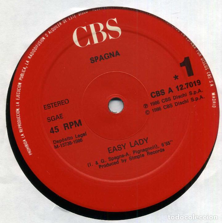 Discos de vinilo: SPAGNA - EASY LADY - Foto 1