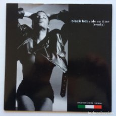 Discos de vinilo: BLACK BOX ‎– RIDE ON TIME (MASSIVE MIX) (REMIX) / RIDE ON TIME (EPSOM MIX) (REMIX) , UK 1989