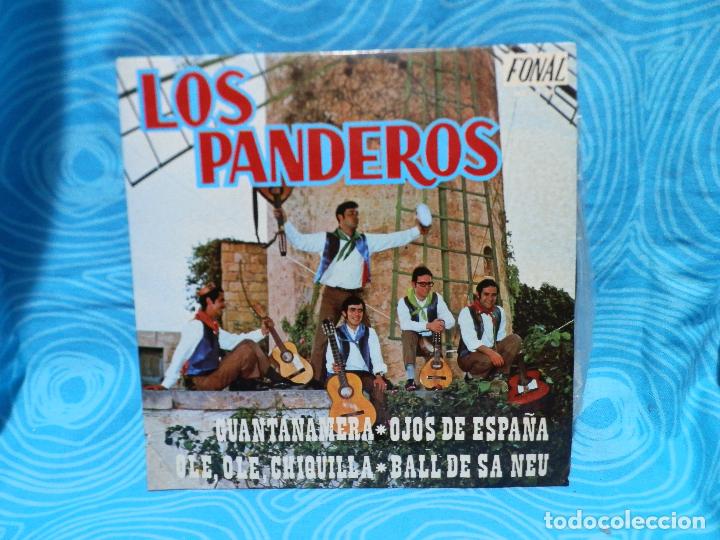 Discos de vinilo: SINGLE LOS PANDEROS, GUANTANAMERA - Foto 4