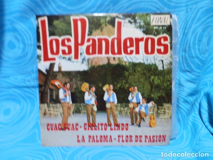 Discos de vinilo: SINGLE LOS PANDEROS, CUAC CUAC - Foto 1