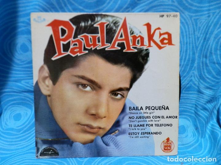 Discos de vinilo: SINGLE PAUL ANKA, BAILA PEQUE&Ntilde;A - Foto 5