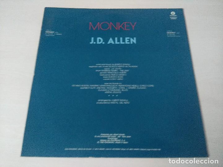 Discos de vinilo: MONKEY/J.D. ALLEN/VINILO MAXI. - Foto 3