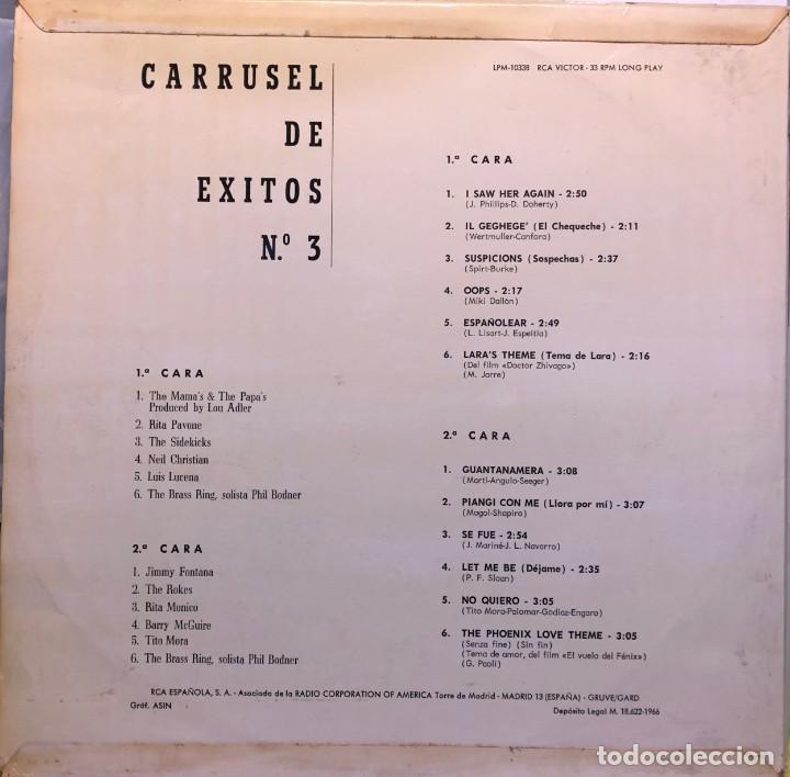 Discos de vinilo: Various &ndash; Carrusel De &Eacute;xitos N&ordm; 3 - Vinyl, LP, Compilation - RCA - Foto 2