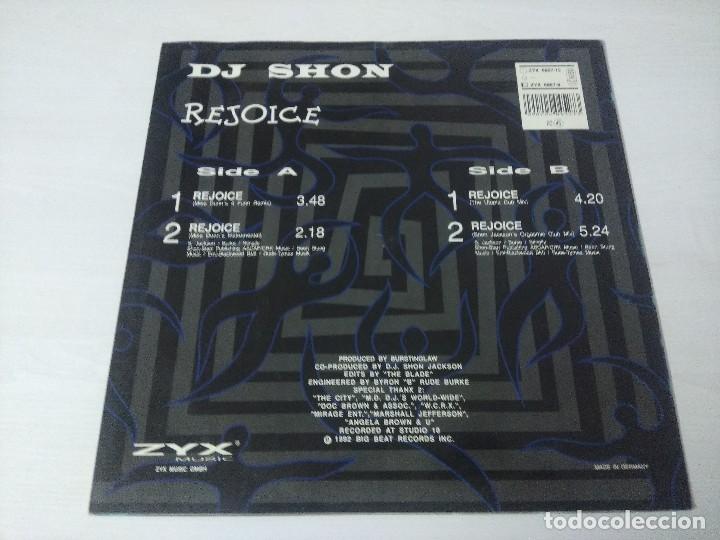 Discos de vinilo: DJ SHON/REJOICE/VINILO MAXI. - Foto 3