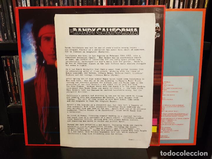 Discos de vinilo: RANDY CALIFORNIA - RESTLESS - Foto 2