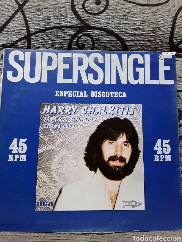 Discos de vinilo: Harry Chalkitis &lrm;&ndash; Same Old Situation / Give Me Love - Foto 2