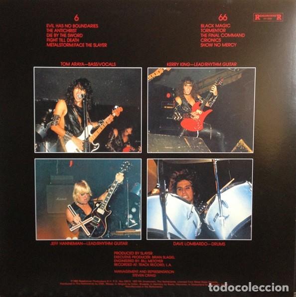 slayer show no mercy vinilo lp - Buy LP vinyl records of Heavy Metal Music  on todocoleccion