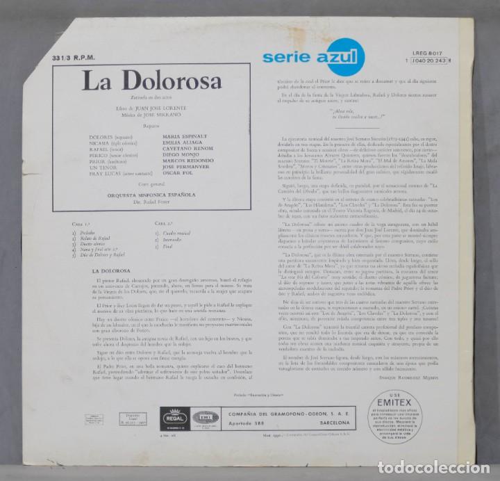 Discos de vinilo: LP. LA DOLOROSA - Foto 2