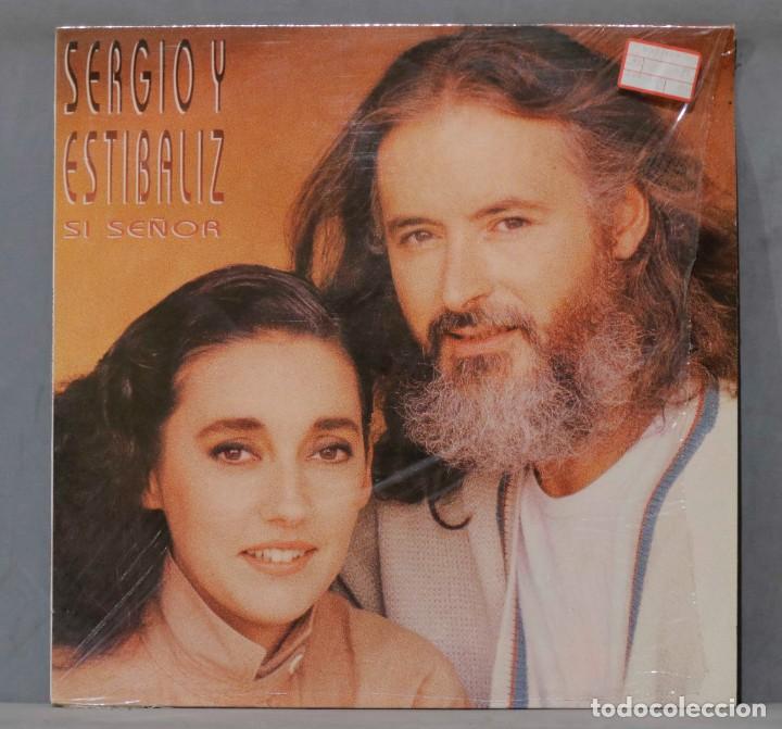 Discos de vinilo: LP. SERGIO Y ESTIBALIZ. SI SE&Ntilde;OR - Foto 1