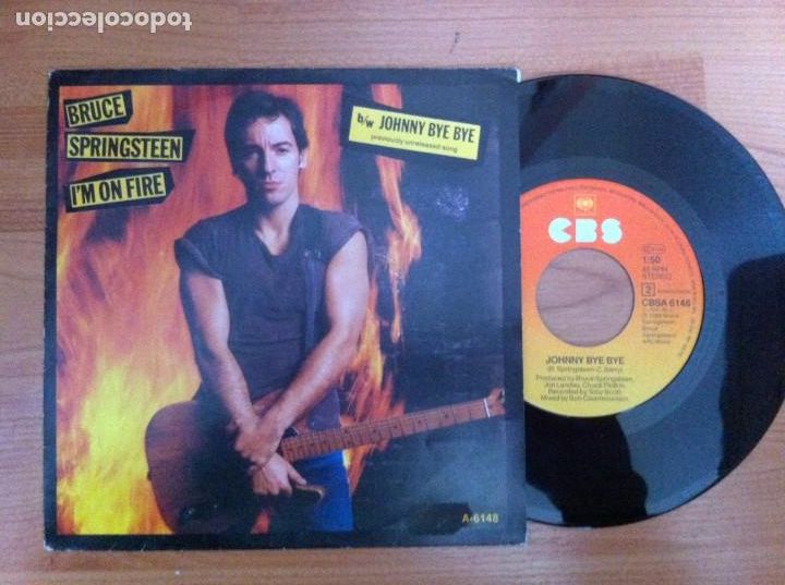 Discos de vinilo: BRUCE SPRINGSTEEN `I&acute;m on fire&acute; - Foto 1