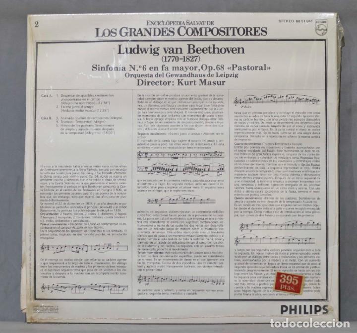 Discos de vinilo: LP. BEETHOVEN. GRANDES COMPOSITORES. 2 - Foto 2