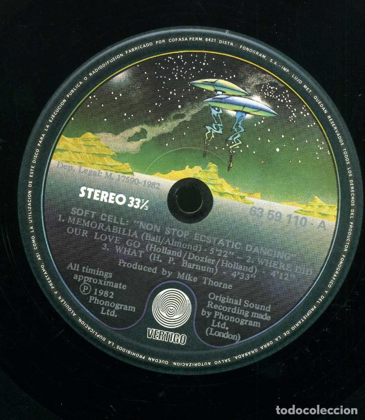 Discos de vinilo: SOFT CELL - NON STOP ECOTATIC DANCING - Foto 1