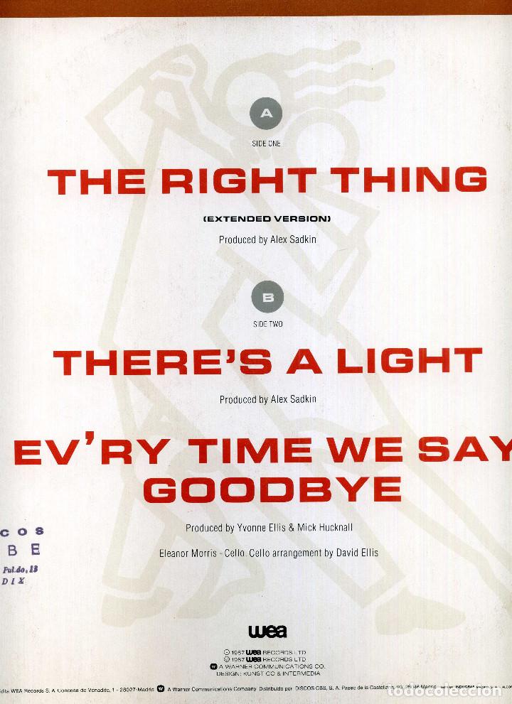 Discos de vinilo: SIMPLY RED - THE RIGHT THING - Foto 4