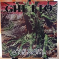 Discos de vinilo: LP VINILO - GHETTO - AMNESIA O MEMORIA - 1996 MALA RAZA - SOROLL RCDS- SPAIN - HARDCORE PUNK. Lote 327112078