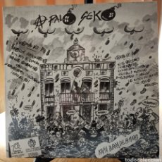 Discos de vinilo: LP VINILO - A PALO SEKO - KAÑA BURRA DEL HENARES - 1994 DISKOS SRC - PRIMER LP - HARDCORE. Lote 327116688