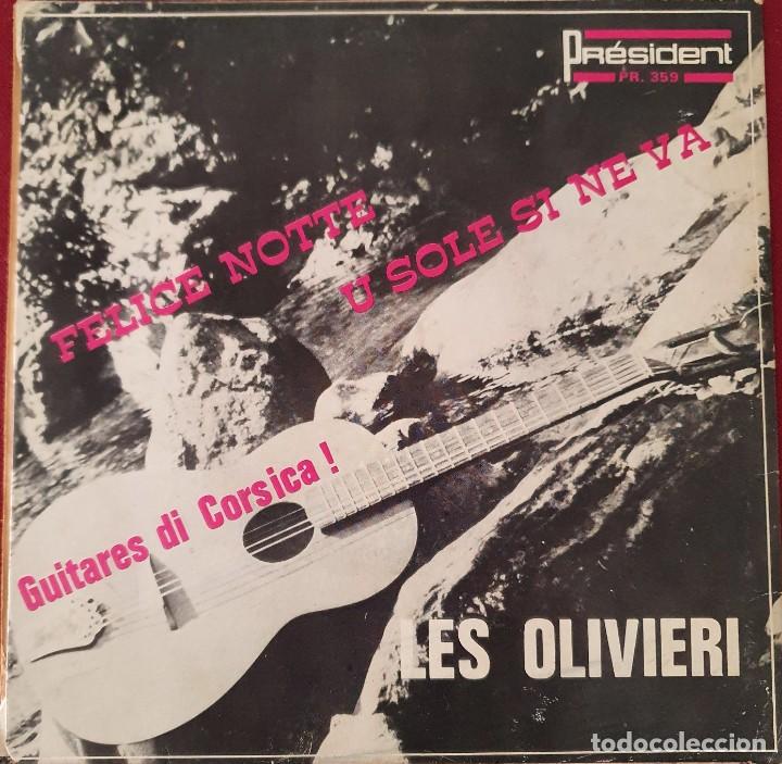 Disques de vinyle: Les Olivieri &ndash; Felice Notte / U Sole Si Ne Va Label: President &ndash; pr 359 Format: Vinyl, 7&rdquo;, 45 RPM,