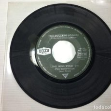 Discos de vinilo: ROLLING STONES - PAINT IT, BLACK / LONG LONG WHILE - DECCA 1966 SPAIN. Lote 327208528