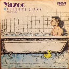 Discos de vinilo: YAZOO (DEPECHE MODE) : NOBODY'S DIARY / STATE FARM [MUTE - ESP 1983] 7”